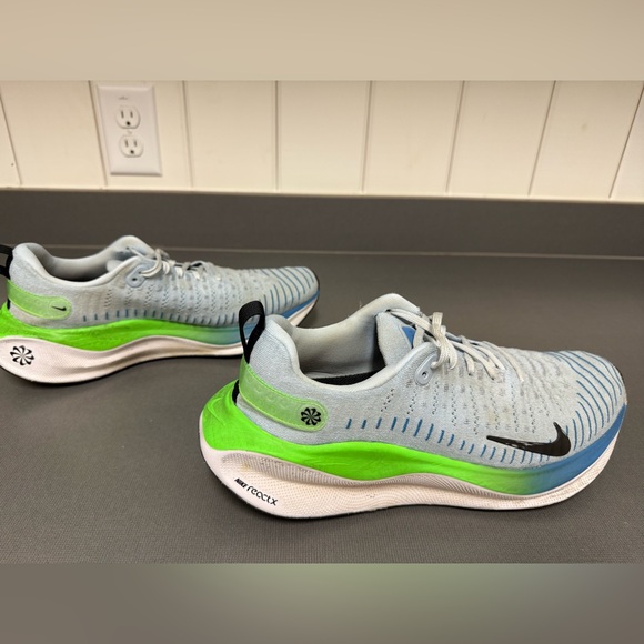 Nike InfinityRN 4 Men's Blue Green Athletic Shoes 11.5 Lightly Worn - Picture 7 of 10